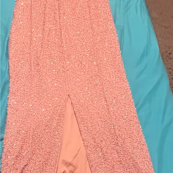 Oh Polly Dresses & Skirts - Oh Polly Pink Maxi Skirt with Embellishments